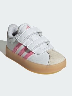 Adidas Vl Court 3.0 Toddler Girls Sneakers in Pink/White NWOT